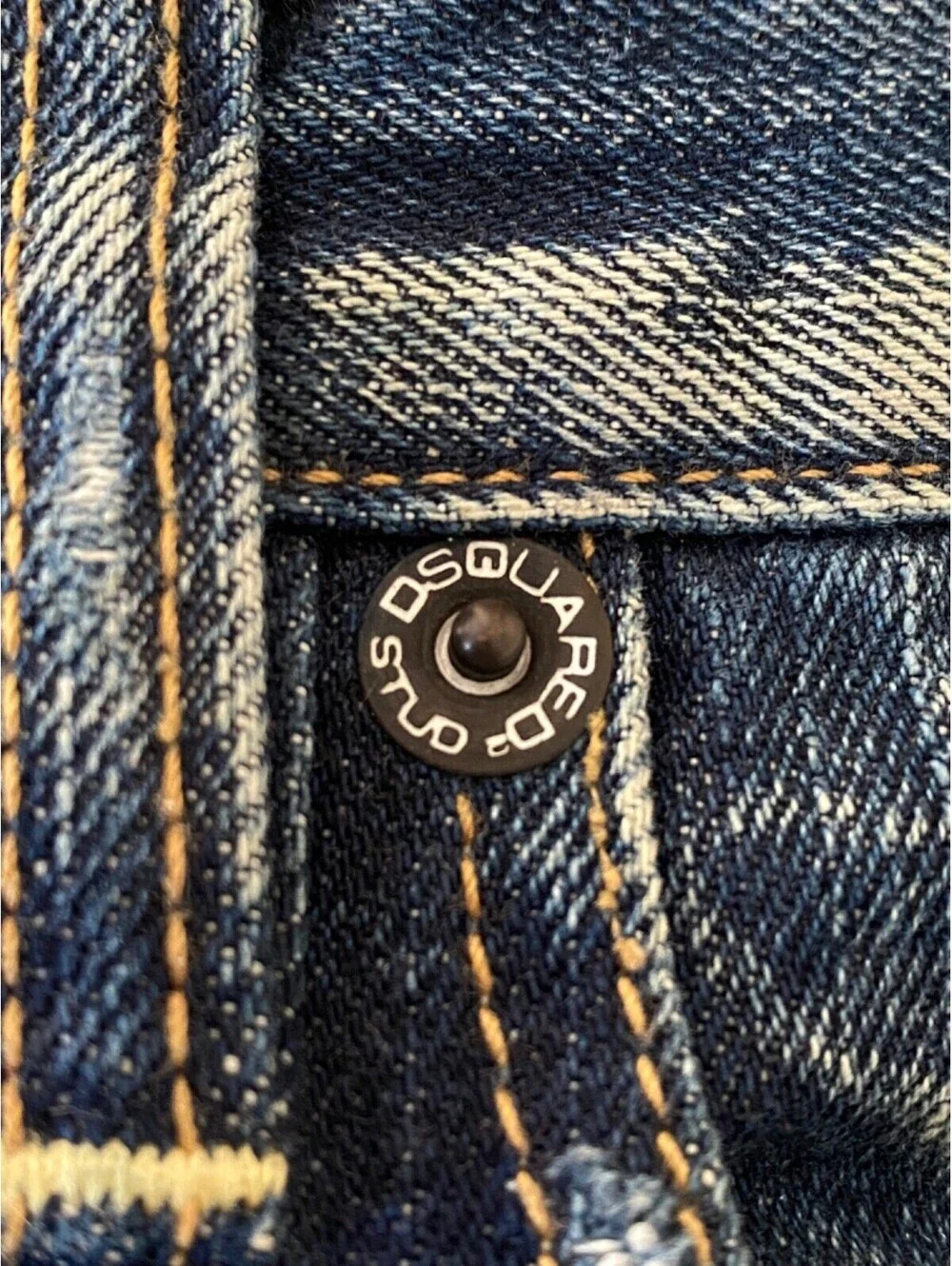 Dsquared2 Paint Splashed Distressed Denim Jeans Men`s IT 50 US 36 Holes Patches